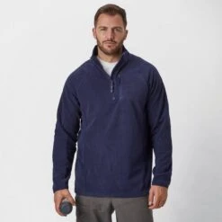 Men’s Grid Half-Zip Fleece