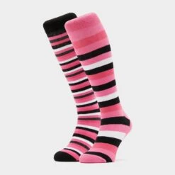 Women's Equestrian Stripe Socks 2 Pack