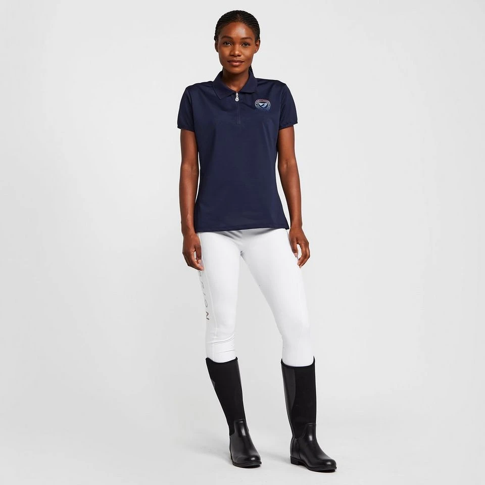 Womens Parson Tech Polo Shirt Dark Navy - Image 3