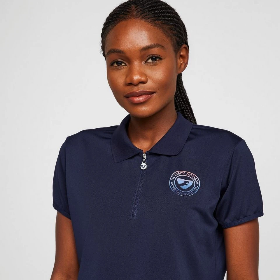 Womens Parson Tech Polo Shirt Dark Navy - Image 4