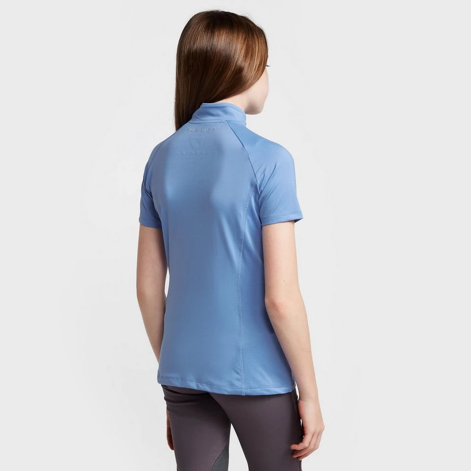 Childs Highgate Short Sleeve Base Layer Sky Blue - Image 2