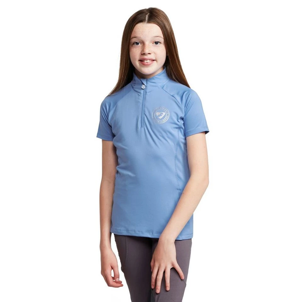 Childs Highgate Short Sleeve Base Layer Sky Blue - Image 8