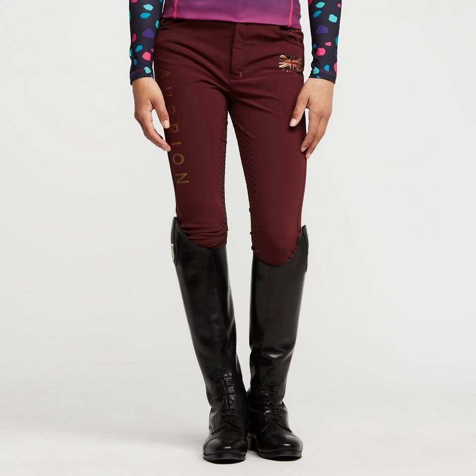 Childs Team Breeches Burgundy