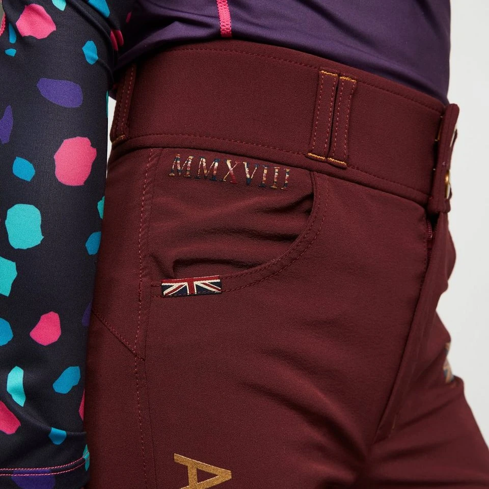 Childs Team Breeches Burgundy - Image 5