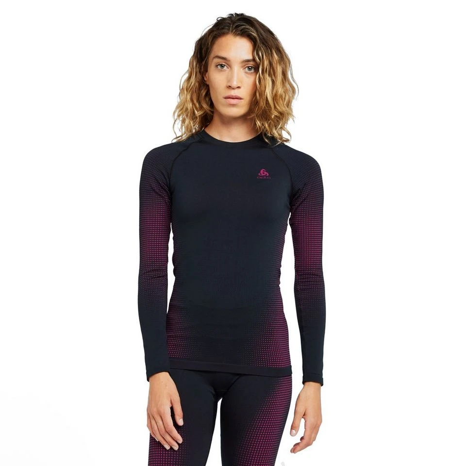 Odlo Women’s Performance Warm Eco Crew Neck Baselayer Top - Image 7