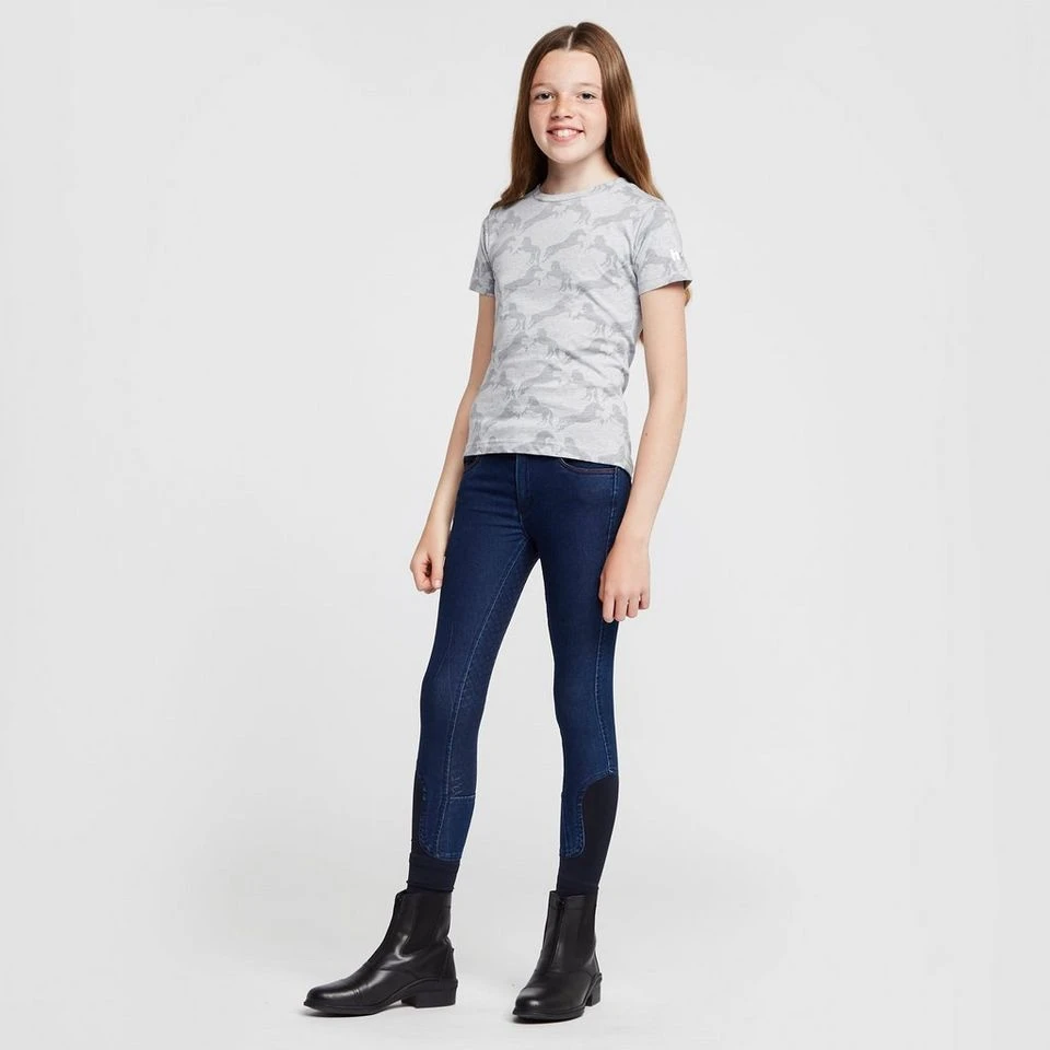 Childs Organic Micky Printed Cotton T-Shirt Ash Grey - Image 3