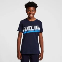 Regatta Kids' Bosley V T-Shirt Navy Explore