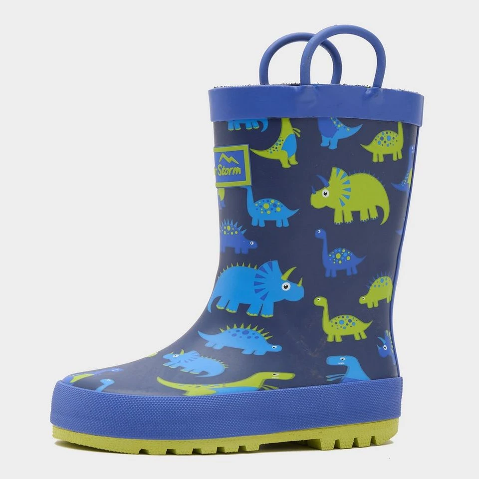 Kids’ Dinosaur Wellington Boots - Image 3