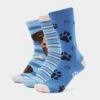 Platinum Wild Feet Women’s Fashion Socks 3 Pack - Dog